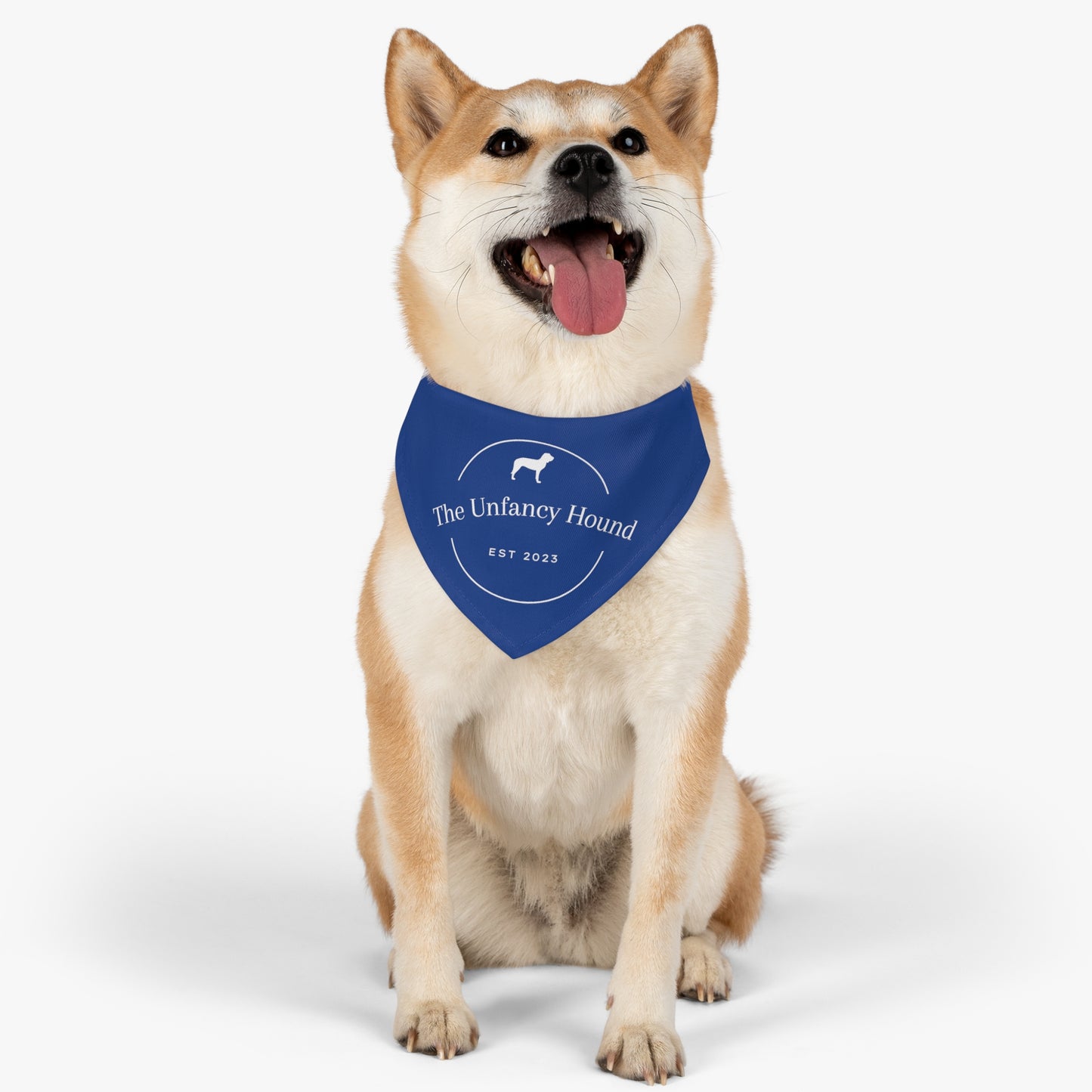 The Unfancy Hound Pet Bandana Collar – Blue