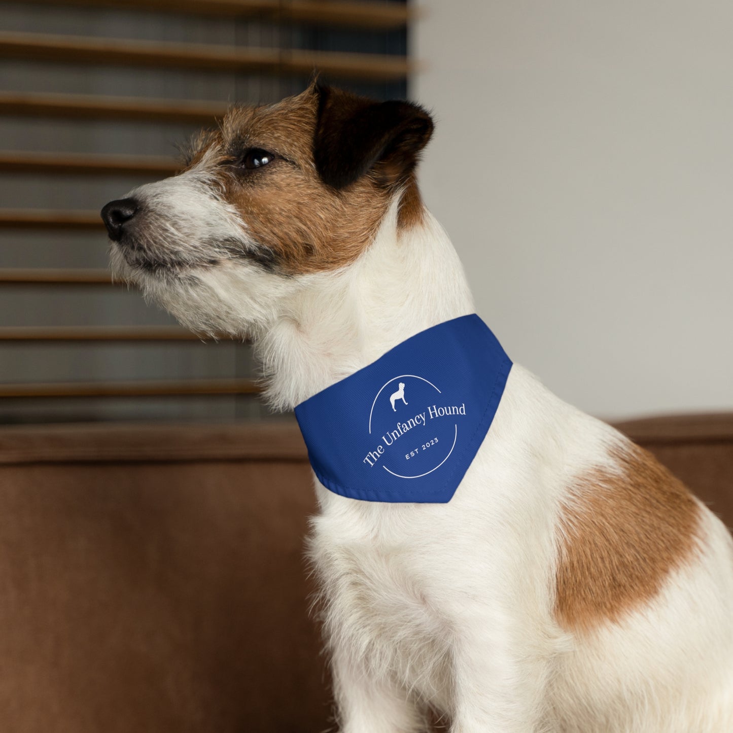 The Unfancy Hound Pet Bandana Collar – Blue