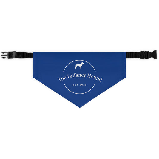 The Unfancy Hound Pet Bandana Collar – Blue