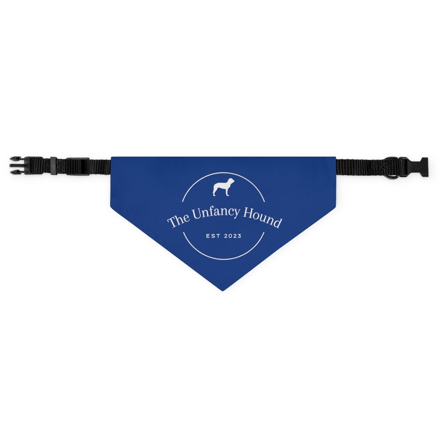 The Unfancy Hound Pet Bandana Collar – Blue