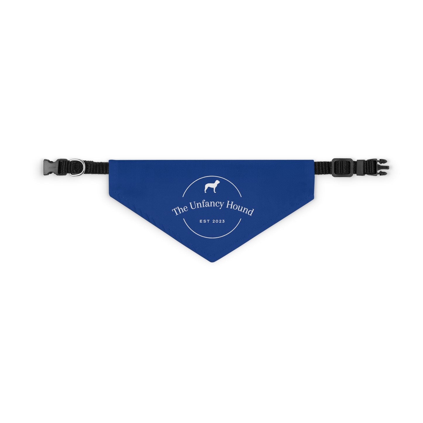 The Unfancy Hound Pet Bandana Collar – Blue