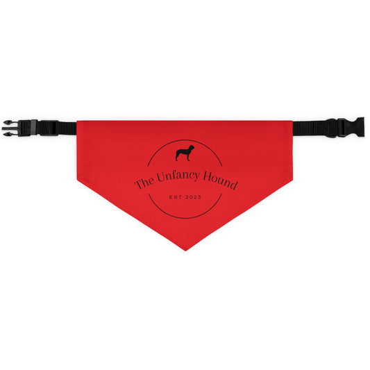 The Unfancy Hound Pet Bandana Collar - Red